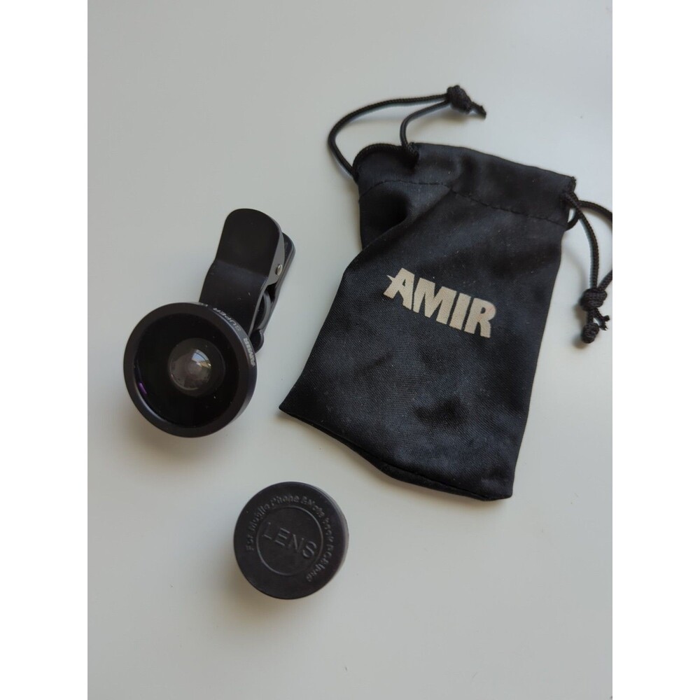 Amir Universal Phone Lens Wide Angle 0.4 Plus Macro lens and Fish Eye lens